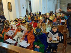 Diözesale Aussendung der Sternsinger im Hohen Dom zu Fulda (Foto: Elisabetha Rößler)